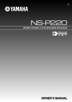 Yamaha NSP-220-Owners-Manual 
